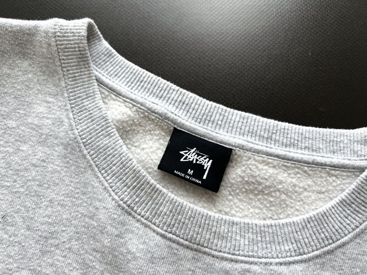 Stussy × Vintage Stussy Embroidered Big Logo Cotton Sweatshirt Size M Y2k Size US M / EU 48-50 / 2 - 7 Thumbnail