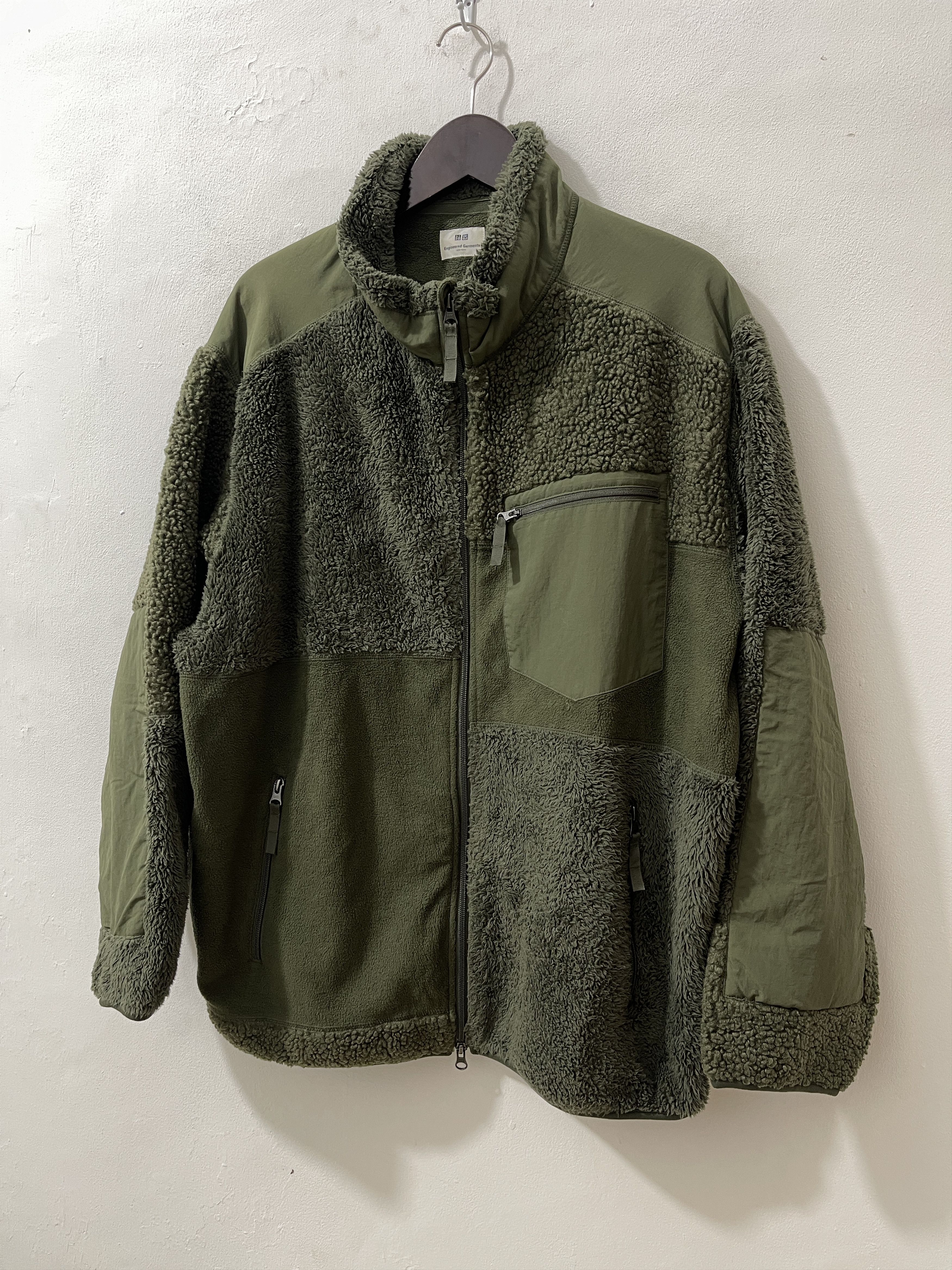 Engineered Garments × Uniqlo Enginereed Garments Uniqlo Rare Check Sherpa Jacket Size US XL / EU 56 / 4 - 2 Thumbnail