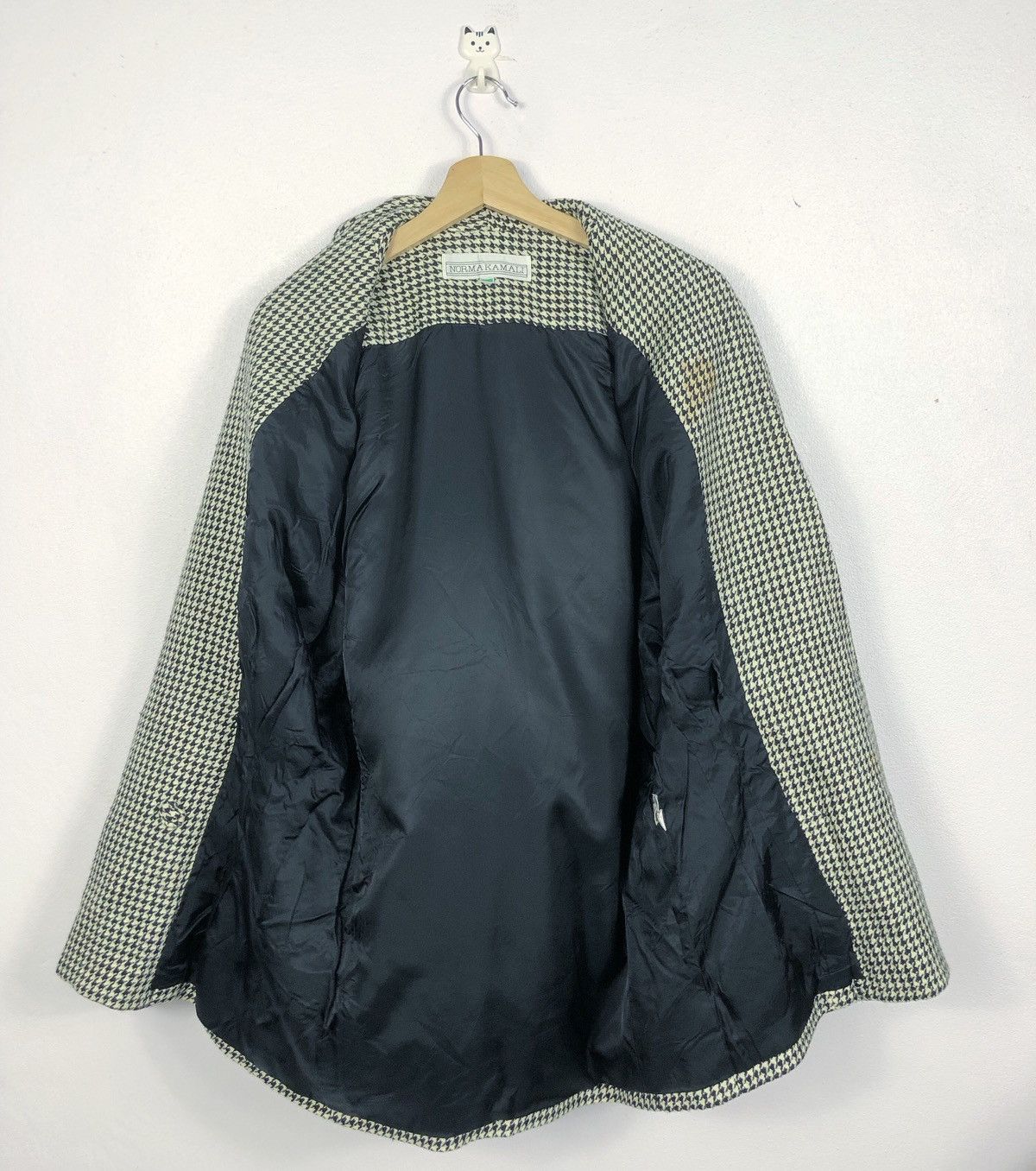 Norma Kamali Rare Vintage Norma Kamali Wool Jacket Coat Size XXL / US 16-18 / IT 52-54 - 7 Thumbnail