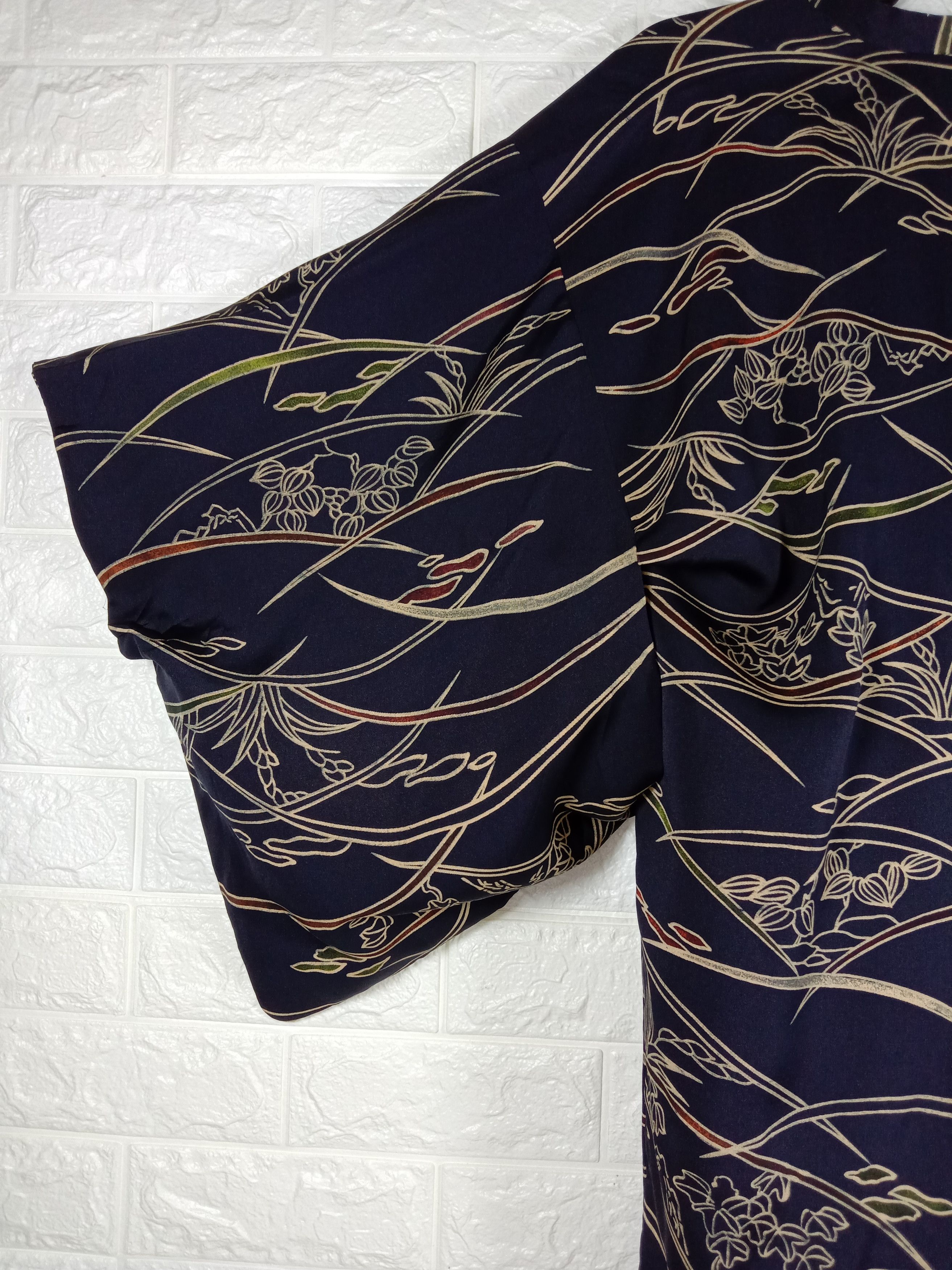 Japanese Brand Vintage Kimono Noragi Haori Hanten Art Cardigan Size L / US 10 / IT 46 - 7 Thumbnail