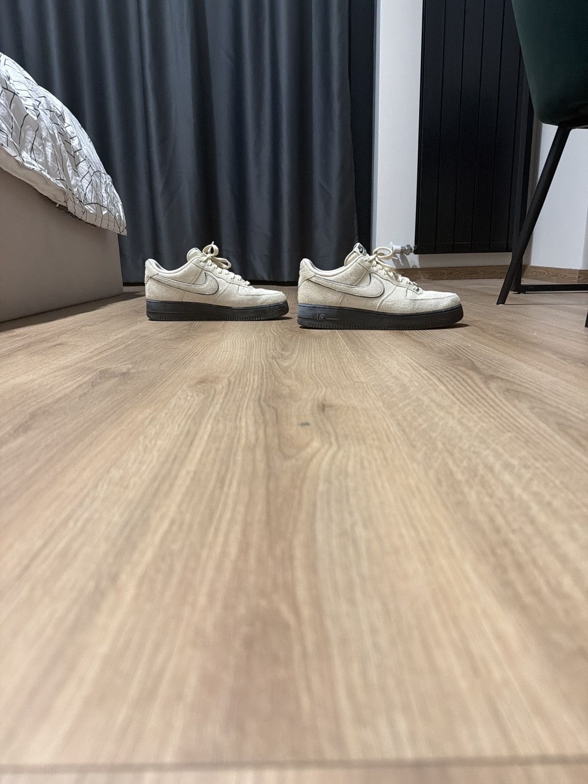 Other Cream suede air forces Size US 10.5 / EU 43-44 - 4 Thumbnail