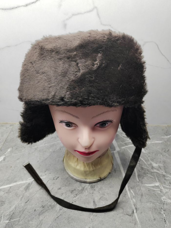 Vintage Vintage Y2k Ushanka Fur Earflap Cap Hat Size ONE SIZE - 2 Thumbnail