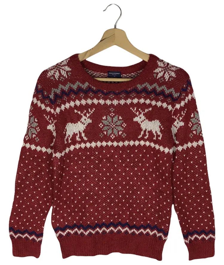 Japanese Brand Back Number Knitwear Size XS / US 0-2 / IT 36-38 - 1 Thumbnail