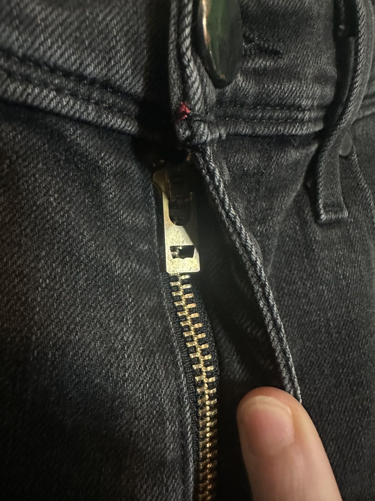 Levi's × Levi's Made & Crafted Levi’s Redloop premium black slim denim jeans redline Size US 30 / EU 46 - 5 Thumbnail