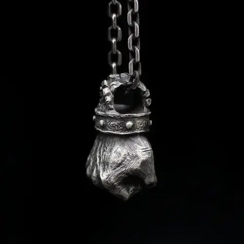 Other Gothic Pendants Fist Cross Necklace Size ONE SIZE - 3 Thumbnail