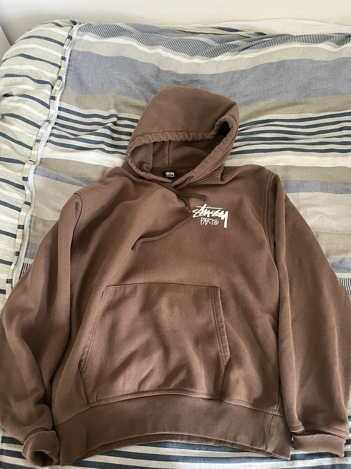 Stussy Stussy Paris Exclusive Hoodies Dark Brown. | Grailed