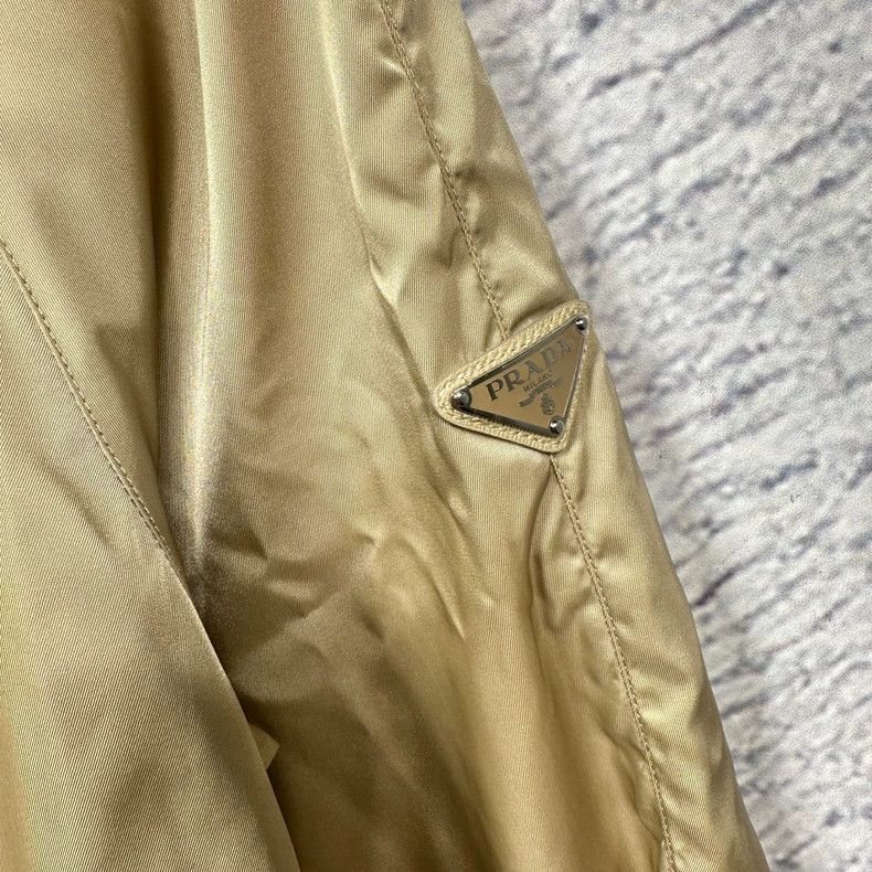 Prada Prada Champagne-colored side metal triangle logo baseball s Size US M / EU 48-50 / 2 - 3 Thumbnail