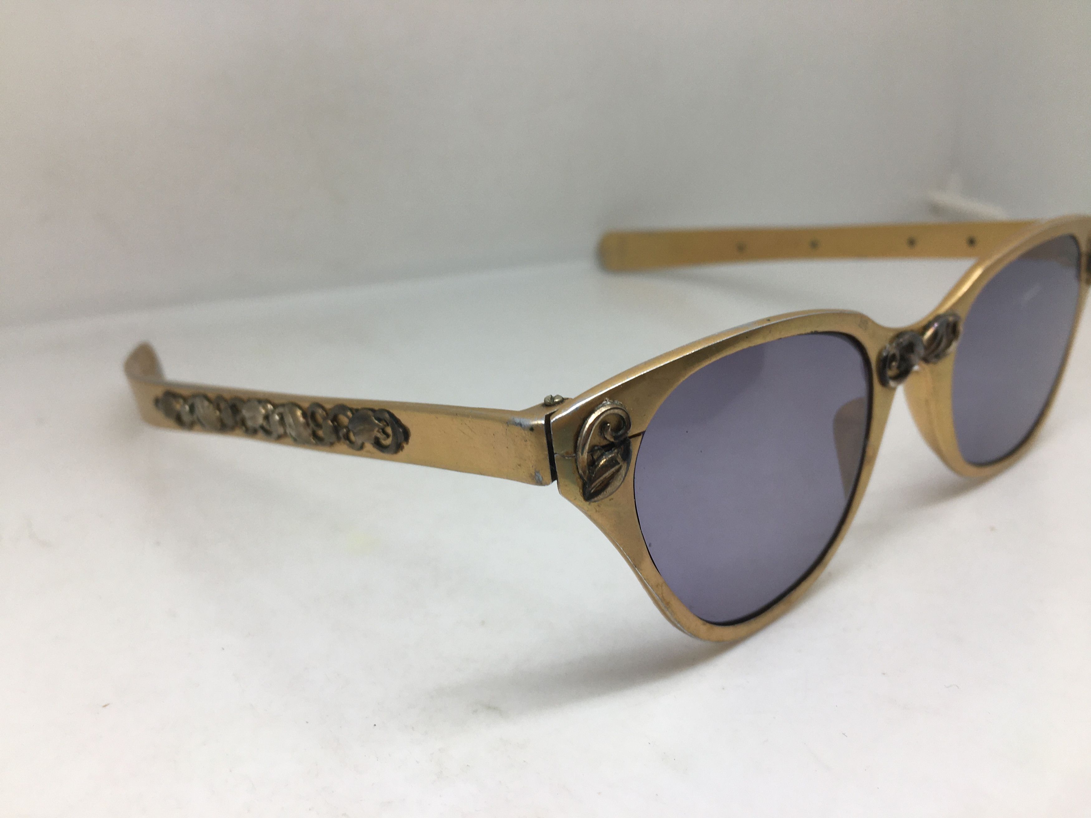 Vintage Vintage 50s TURA Woman Aluminum Brown Cateye Eyeglasses Size ONE SIZE - 6 Thumbnail