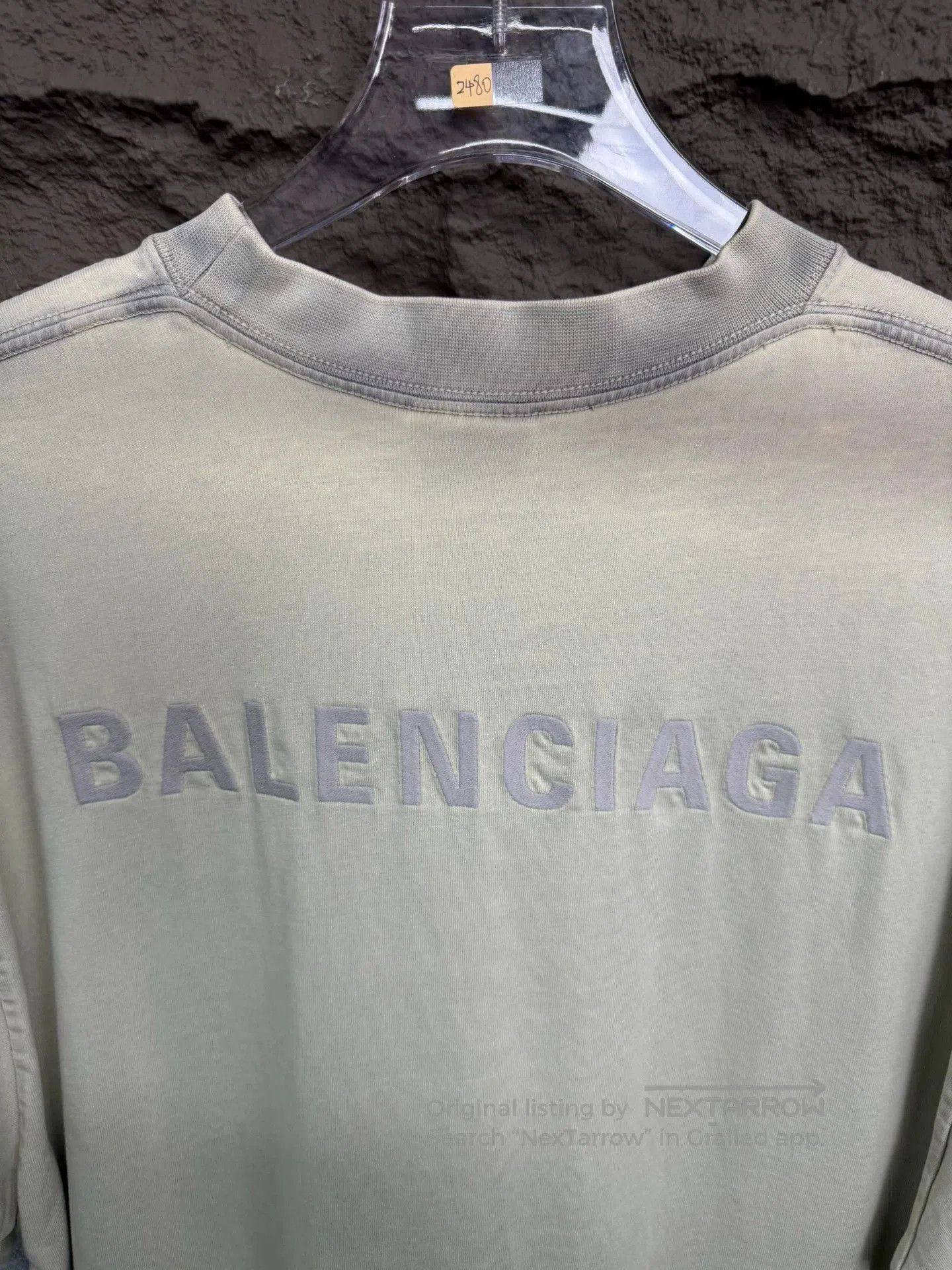 Balenciaga Balenciaga Back Embroidery Logo Top. Size US S / EU 44-46 / 1 - 3 Thumbnail