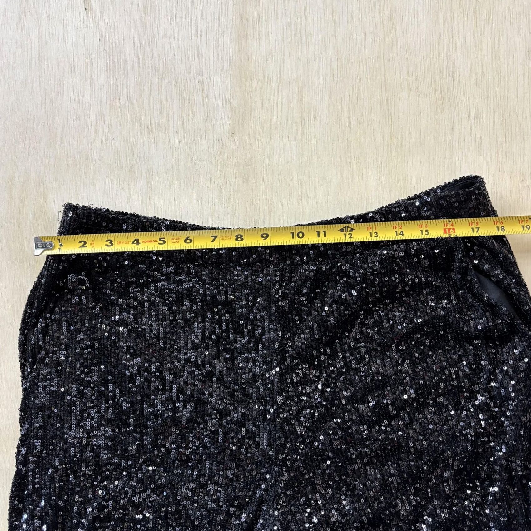 Vintage Cable & Gauge Pants Womens XL Black Sequin Jogger Elastic Waist Lined Party Pajama Size 40" / US 18 - 7 Thumbnail