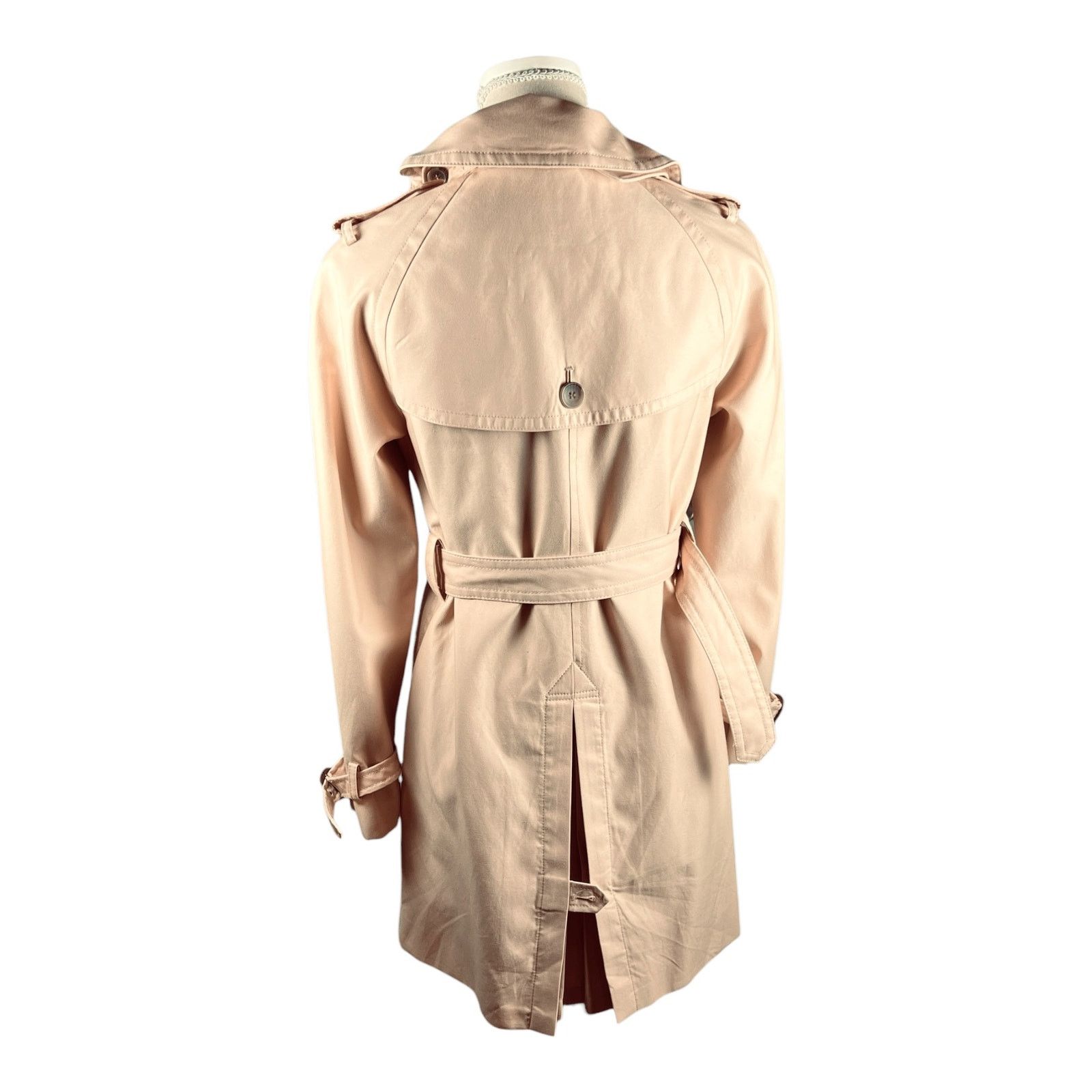 Coach Coach Quartz Pink Double Breasted Belted Trench Coat Size 4 Size S / US 4 / IT 40 - 12 Thumbnail