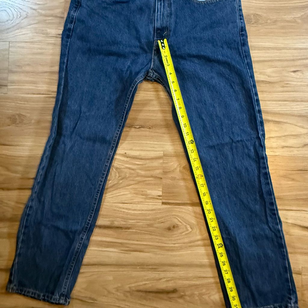 Levi's Levi’s Men’s 505 Jeans W34 L30 Blue Straight Size US 34 / EU 50 - 6 Thumbnail
