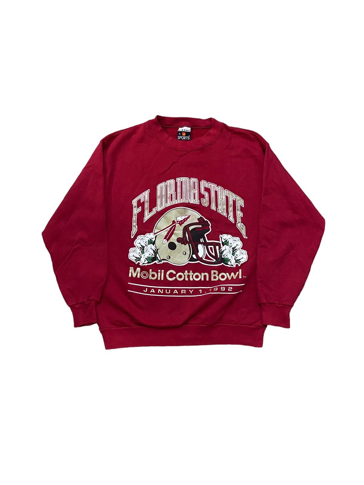 NCAA × Vintage Vintage Florida state Football crewneck 1992 championship Size US L / EU 52-54 / 3 - 1 Thumbnail