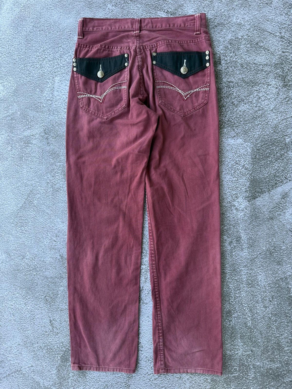 20471120 × Beauty Beast × Japanese Brand Wild life jeans pants button skull Ifsixwas goa style Size US 29 - 1 Thumbnail