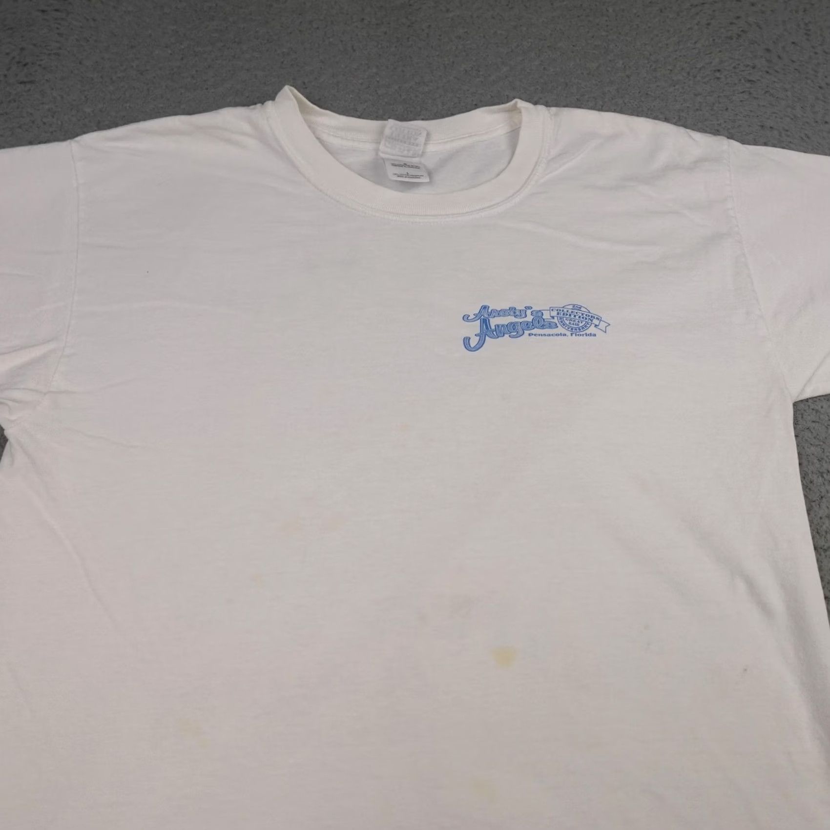 Gildan Aret's Angels Shirt Mens Large White The Great Raid Pensacola Florida Size US L / EU 52-54 / 3 - 4 Thumbnail
