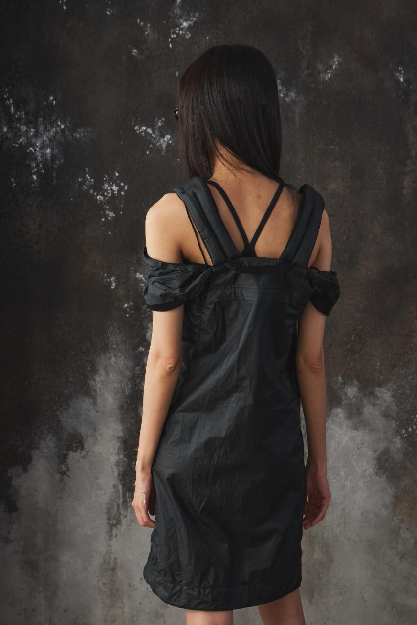 Maison Margiela Maison Margiela Deconstructed Off Shoulder Drawstring Dress Size M / US 6-8 / IT 42-44 - 5 Thumbnail