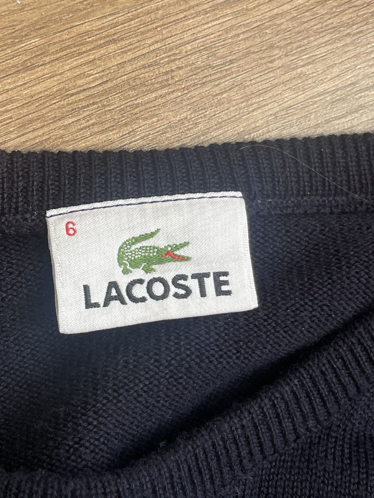 Japanese Brand × Lacoste Luxury Lacoste chest logo sweater Size US L / EU 52-54 / 3 - 6 Thumbnail