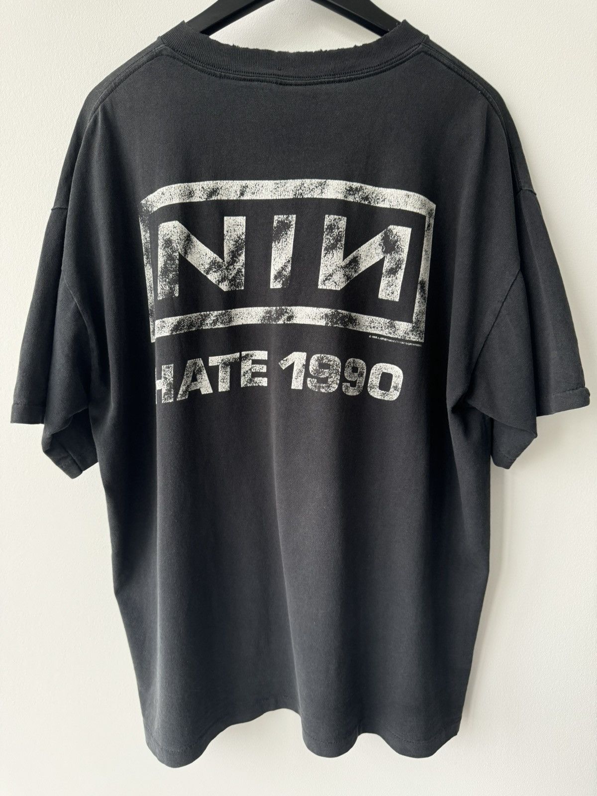 Vintage NINE INCH NAILS 1990 PRETTY HATE MACHINE VINTAGE T SHIRT NIN Size US XL / EU 56 / 4 - 8 Thumbnail