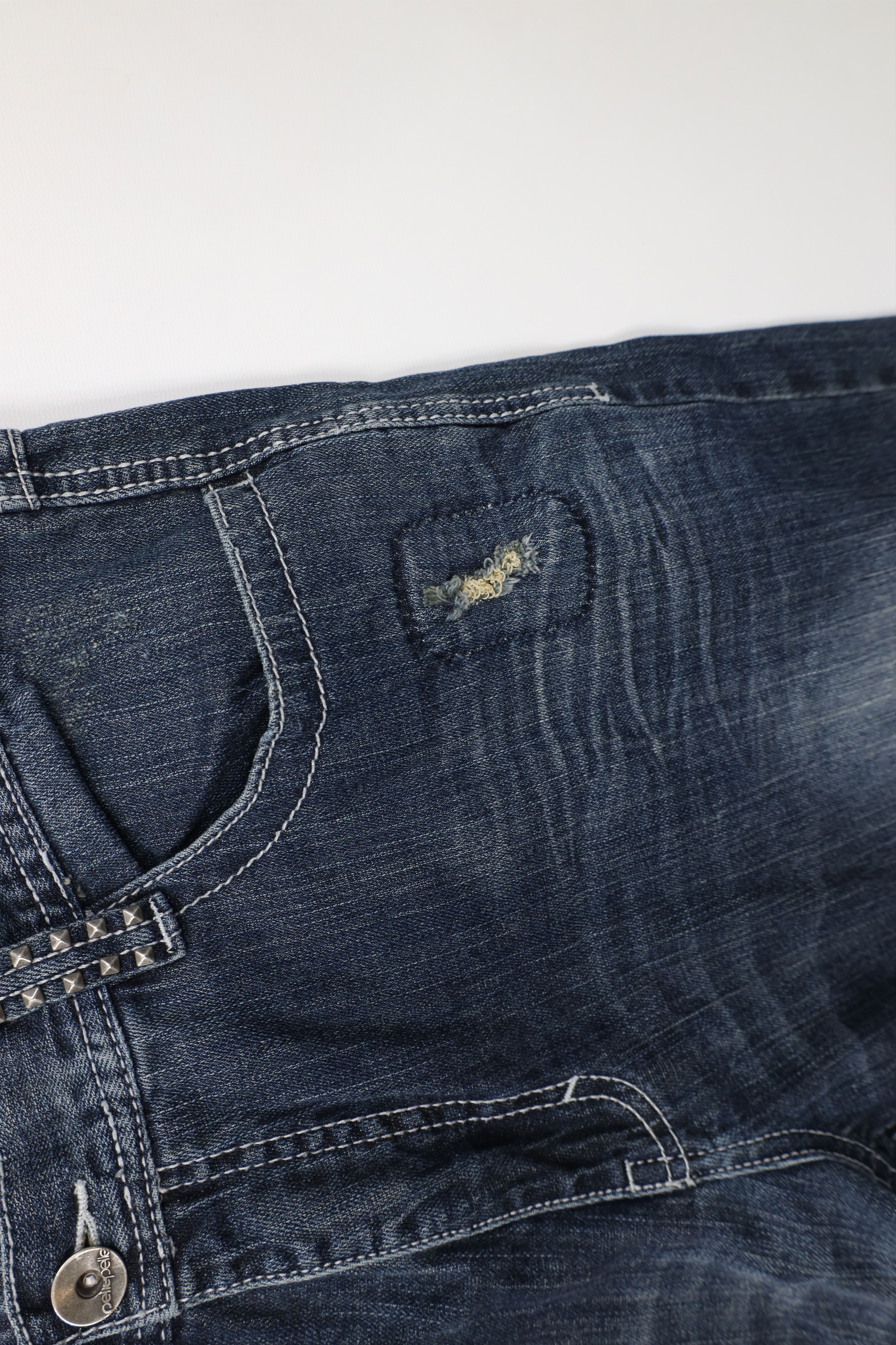 Pelle Pelle Vintage 90s Y2K Pelle Pelle Wide Leg Denim Jeans Blue Size US 36 / EU 52 - 7 Thumbnail