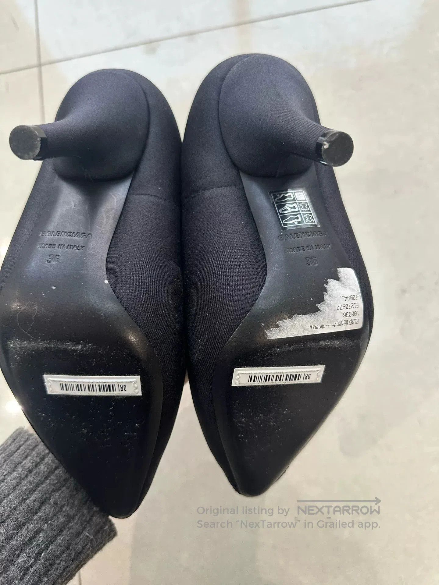 Balenciaga balenciaga mini high heels in black. Size US 6 / IT 36 - 2 Thumbnail
