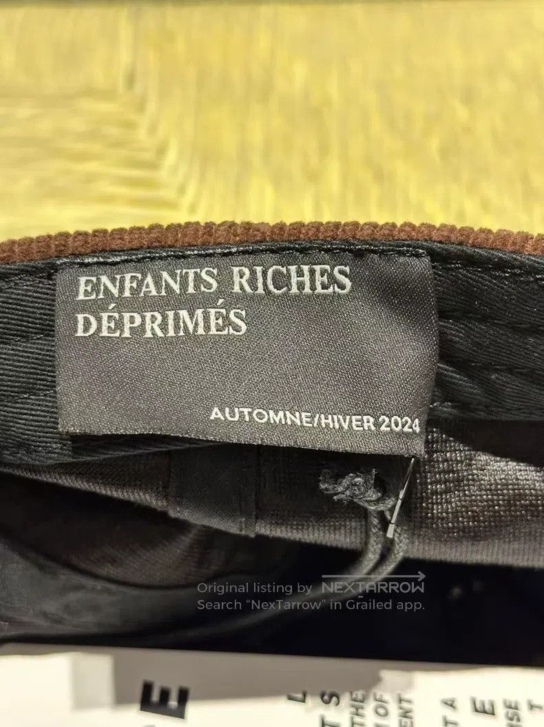 Enfants Riches Deprimes Enfants Riches Deprimes Velvet Printed Baseball Cap Size ONE SIZE - 4 Thumbnail