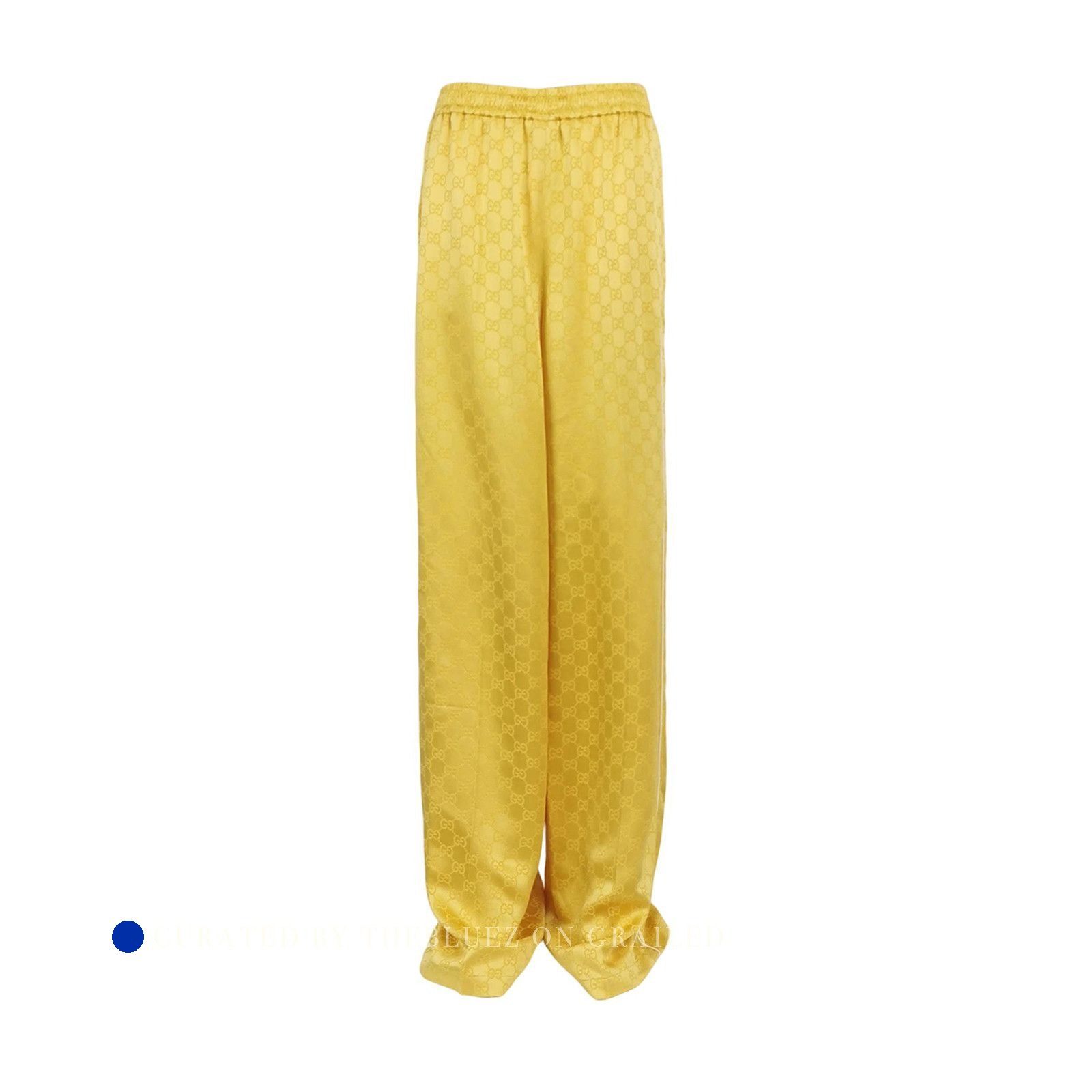 Gucci Stylish Yellow Monogram Trousers Size US 32 / EU 48 - 1 Thumbnail