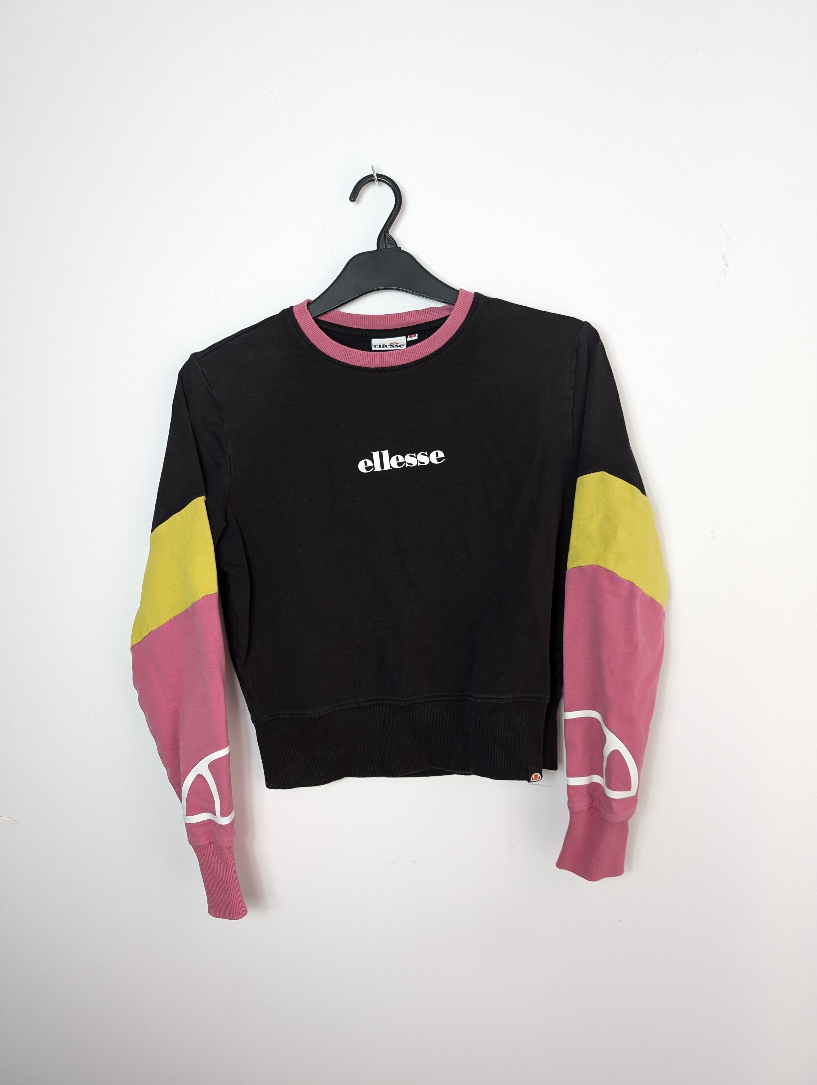 Ellesse Ellesse Colorblock Logo Sweatshirt Y2K Streetwear Boxy Retro Size S / US 4 / IT 40 - 1 Thumbnail
