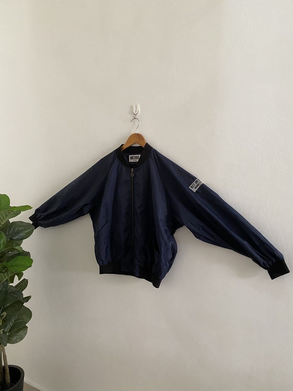 Issey Miyake Rare MICHIKO KOSHINO betwing bomber jacket nice designer Size US M / EU 48-50 / 2 - 8 Thumbnail