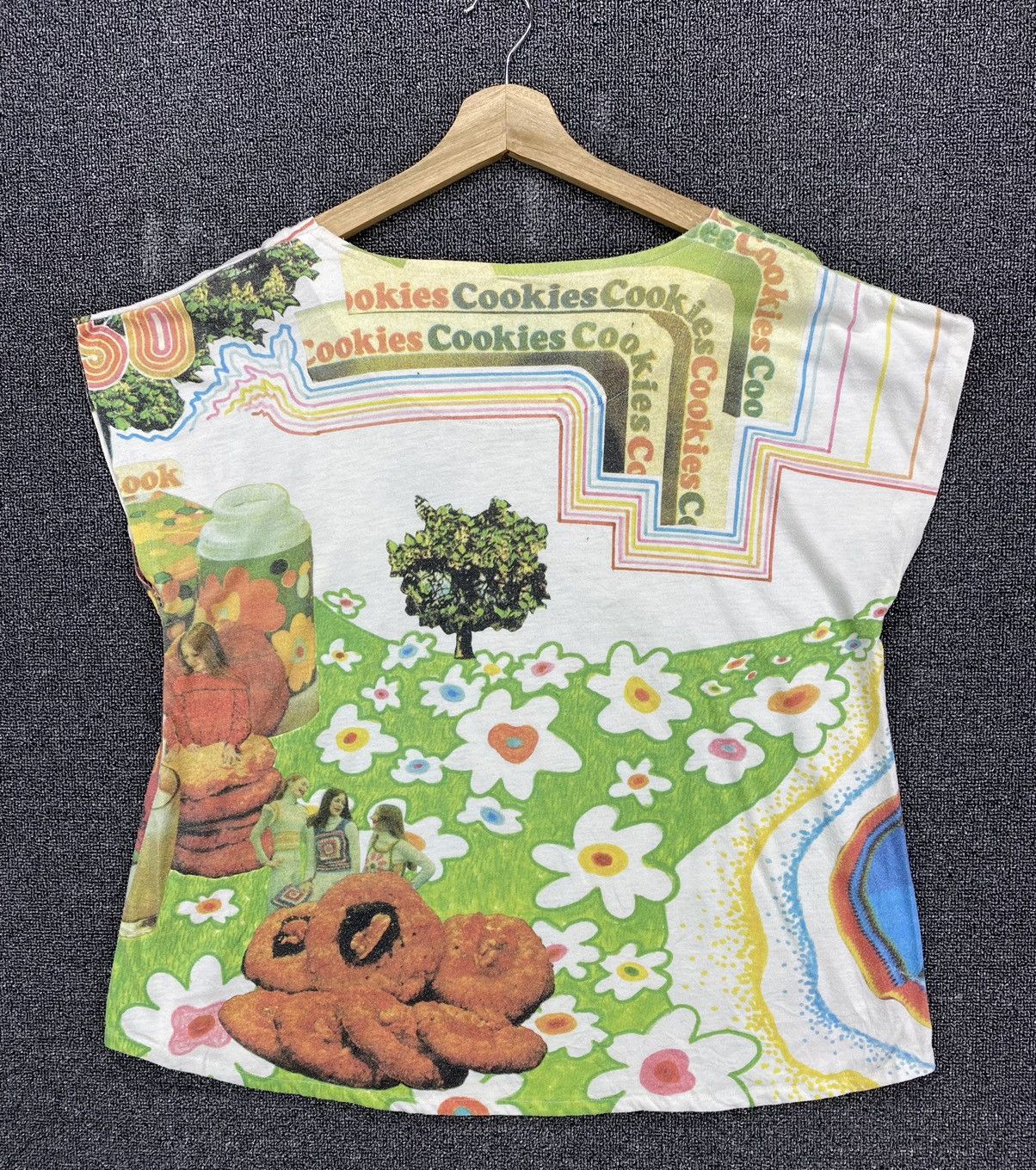 Japanese Brand Vintage Keiji Ito Rare Printed Over Print Tees T Shirts Size ONE SIZE - 8 Thumbnail