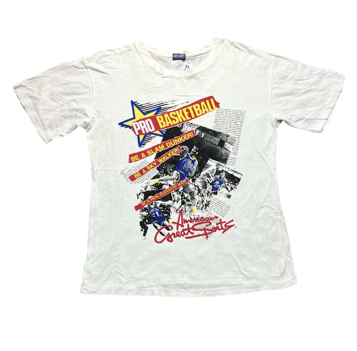 Vintage NBA Pro Basketball Slam Dunker Shirt