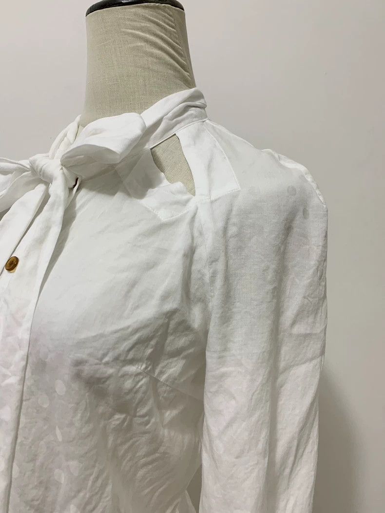 Vivienne Westwood Vivienne Westwood White polka dot shoulder openwork bow sh Size M / US 6-8 / IT 42-44 - 4 Thumbnail