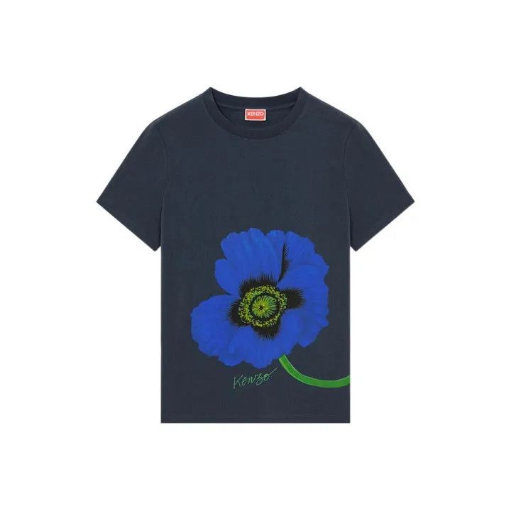 Kenzo KENZO Floral Print Short Sleeve T-shirt 0079 Size XS / US 0-2 / IT 36-38 - 1 Thumbnail