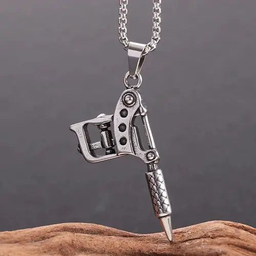 Jewelry × Vintage Tattoo Machine Tool Necklace Size ONE SIZE - 2 Thumbnail