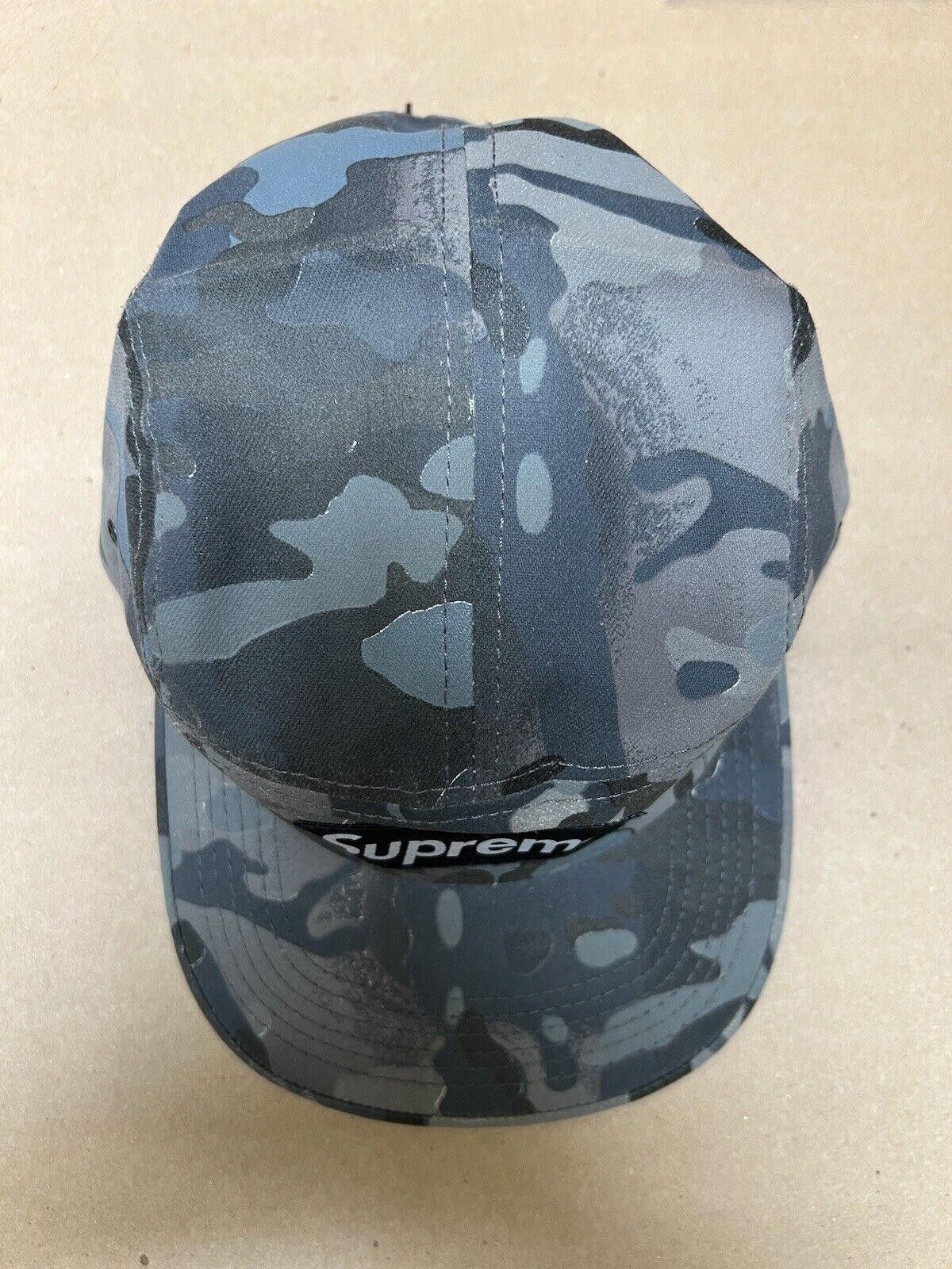 Supreme Vintage Supreme 5 Panel Camp Cap Hat Gray Camo Early 2000's Size ONE SIZE - 2 Thumbnail