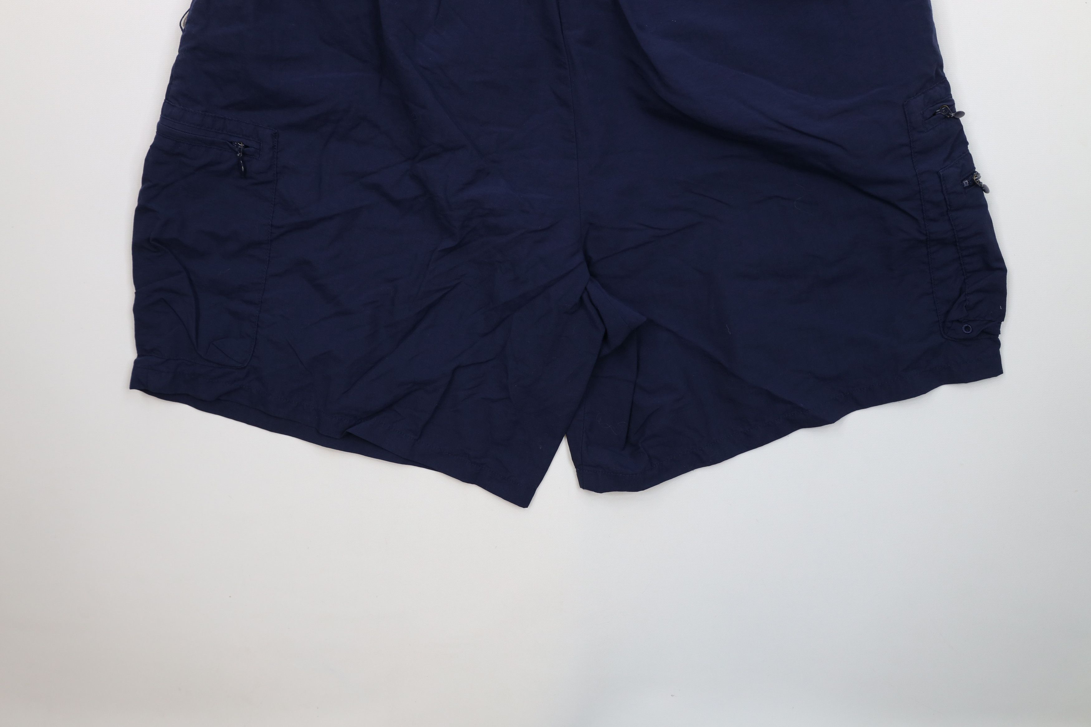 Columbia × Vintage Vintage 90s Columbia Lined Belted Above Knee Shorts Blue Size US 34 / EU 50 - 12 Thumbnail
