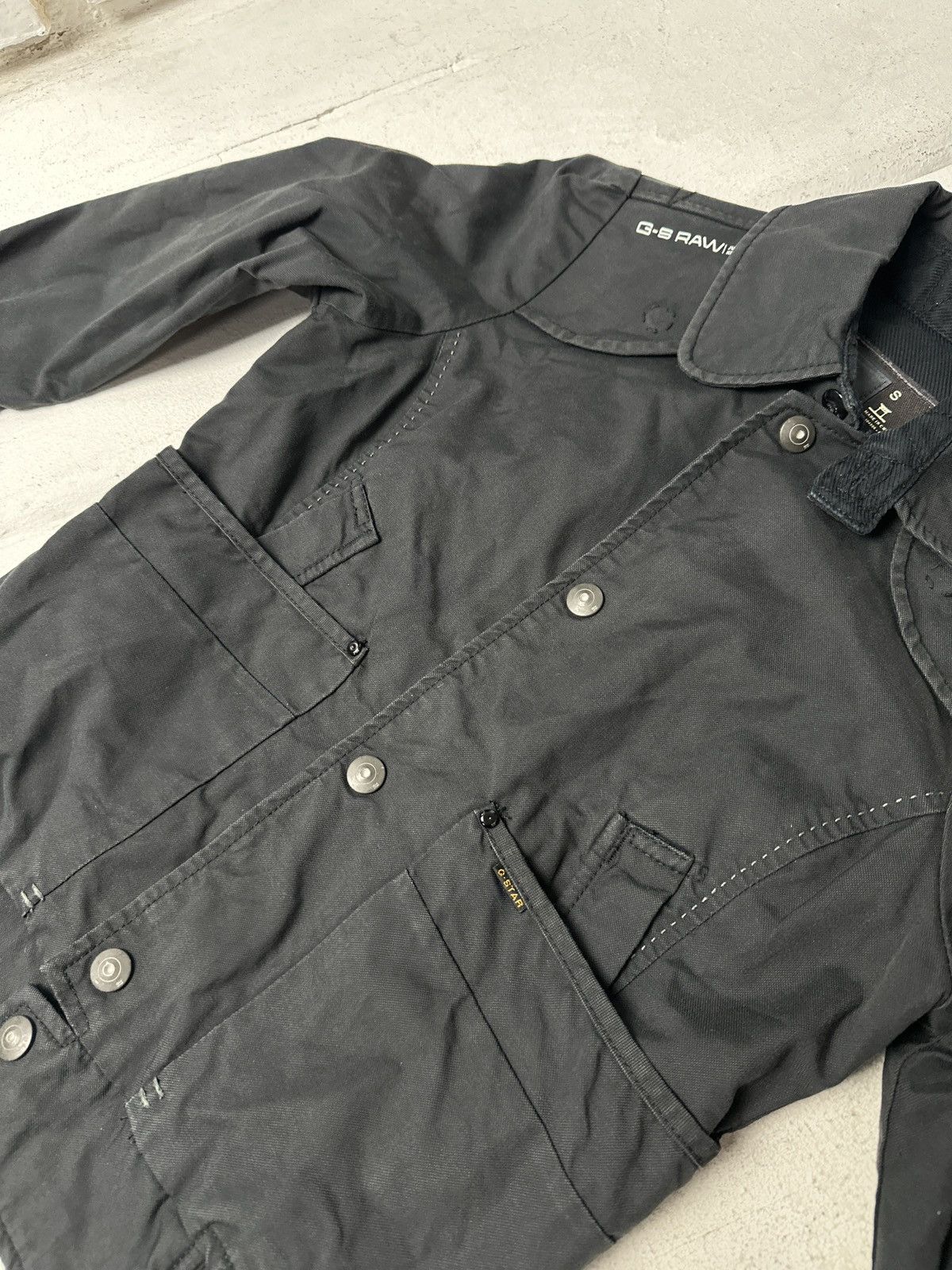 G-Star 🚨 G STAR RAW WMN Y2K Vintage Denim Zip Racing Jacket Size S / US 4 / IT 40 - 4 Thumbnail