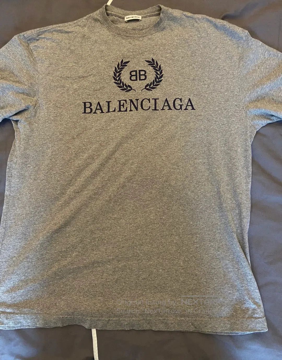 Balenciaga balenciaga gray logo tee shirt. Size US XS / EU 42 / 0 - 1 Thumbnail