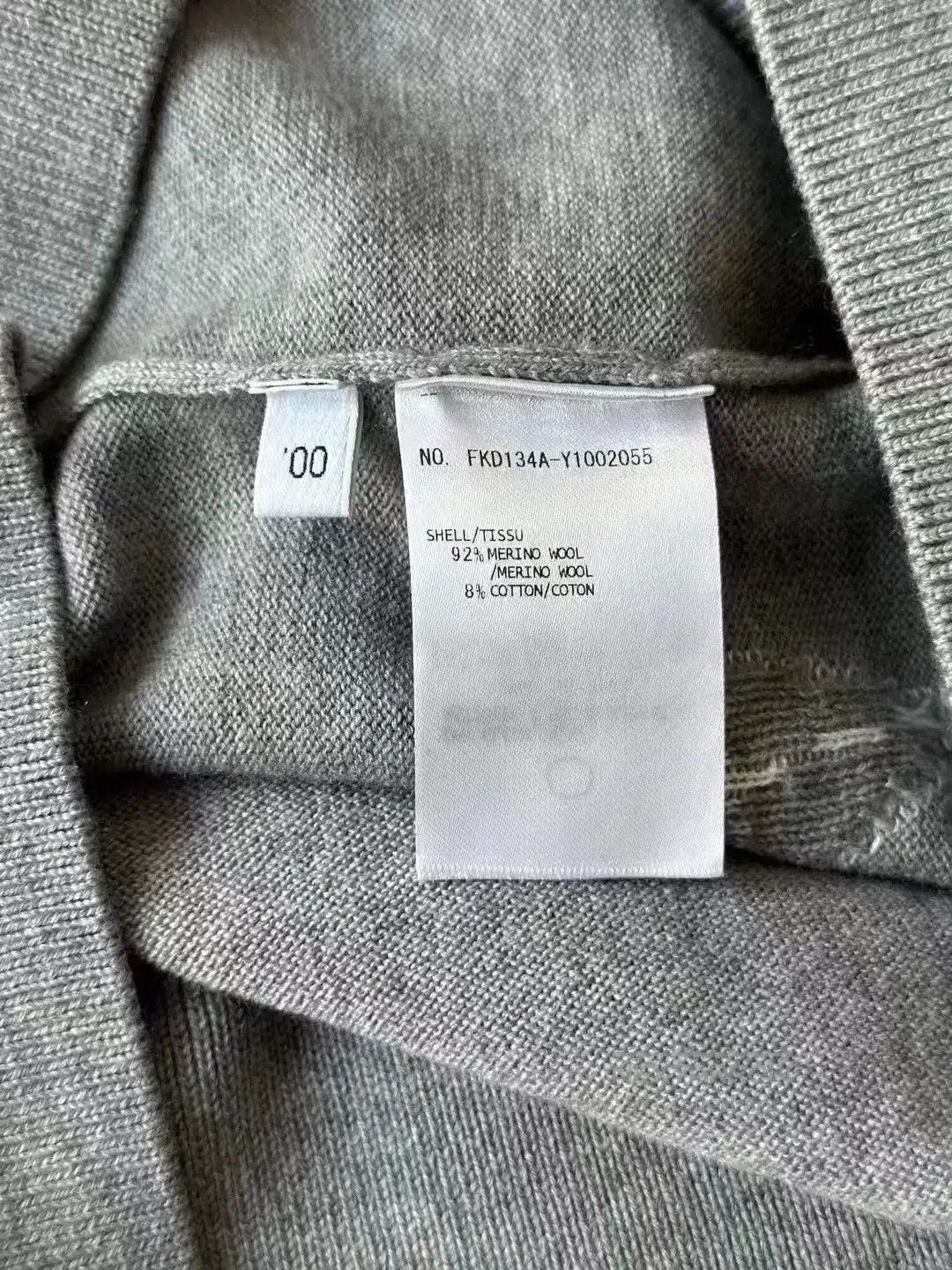 Thom Browne Thom Browne Gray Kite Embroidery Wool Dress. Size XS / US 0-2 / IT 36-38 - 4 Thumbnail