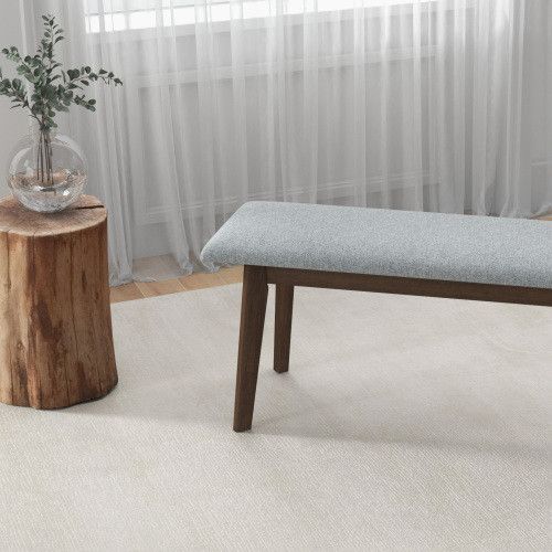 Designer × Homemade Carlos Fabric Upholstered Solid Wood Bench Size US L / EU 52-54 / 3 - 7 Thumbnail