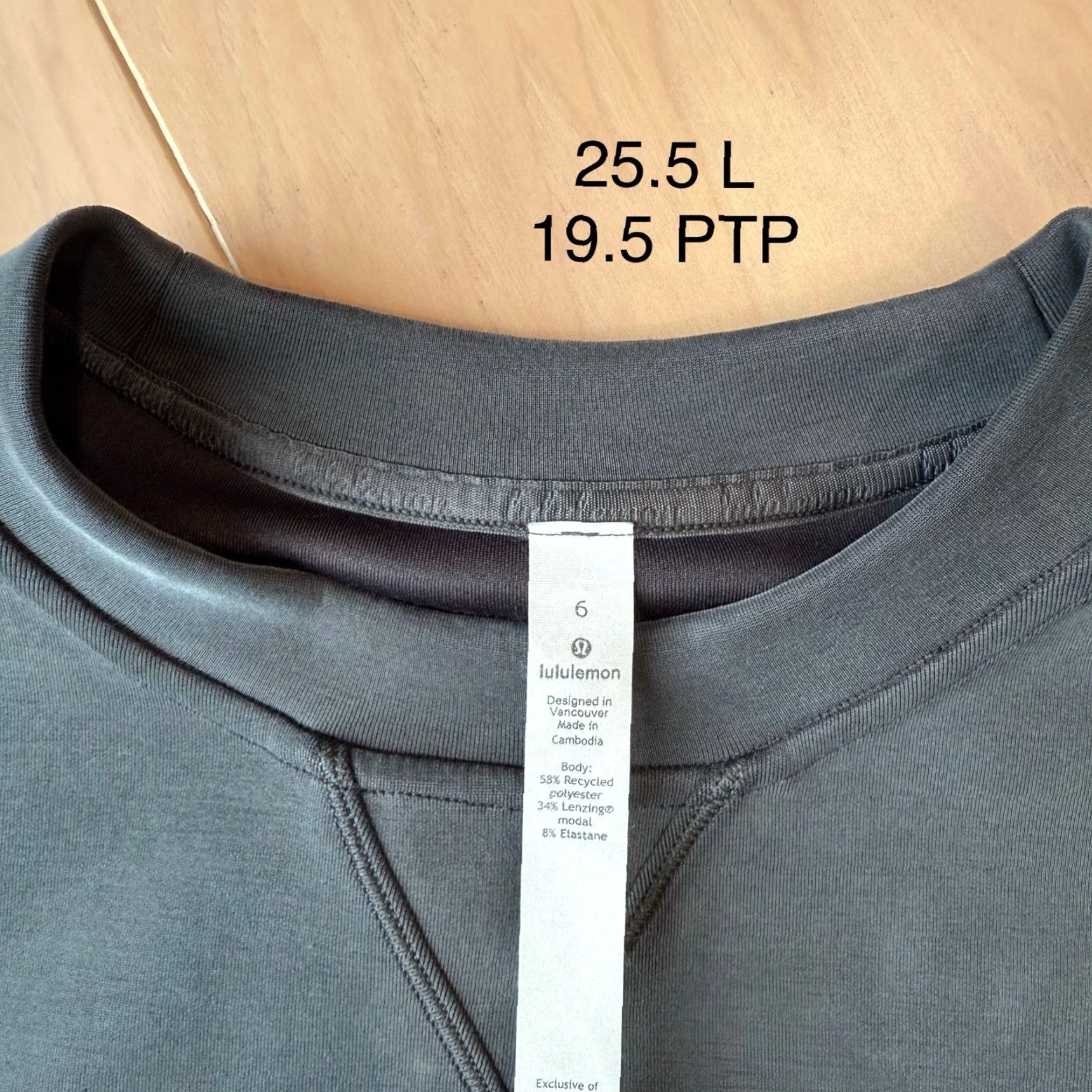 Lululemon Lululemon Pullover Sweatshirt Women's 6 Black Activewear Sweatshirt Athletic All Seasons Outdoor Sports Yoga Size M / US 6-8 / IT 42-44 - 7 Thumbnail