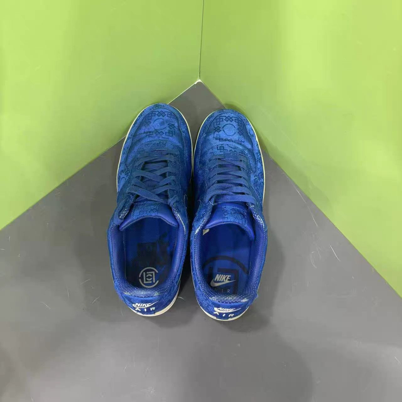 Nike Clot x Nike Air Force 1 Blue Silk K15 Size US 14 / EU 47 - 6 Thumbnail