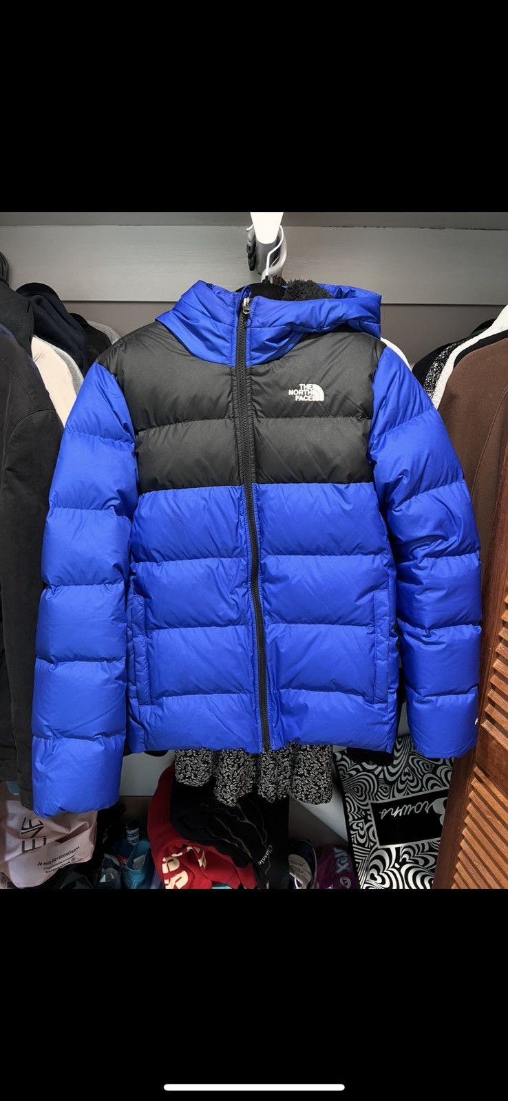The North Face The North Face Blue 550 Puffer Size US S / EU 44-46 / 1 - 1 Thumbnail