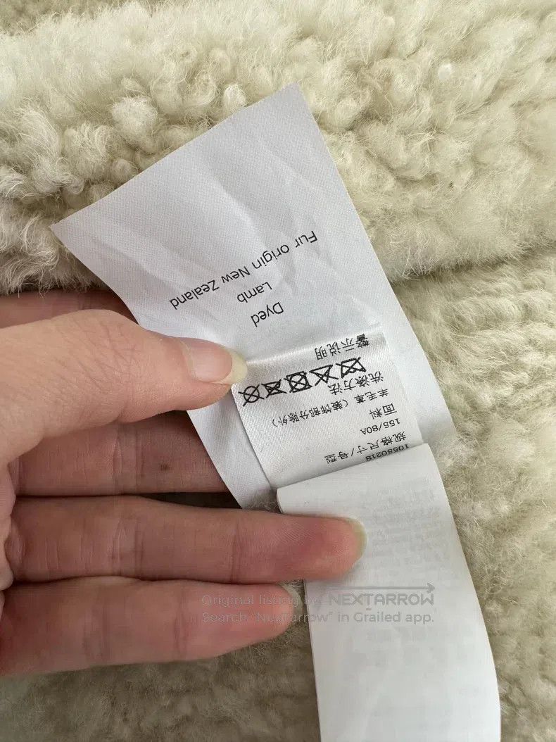 Loewe Loewe Khaki fur and leather coat Size XS / US 0-2 / IT 36-38 - 7 Thumbnail