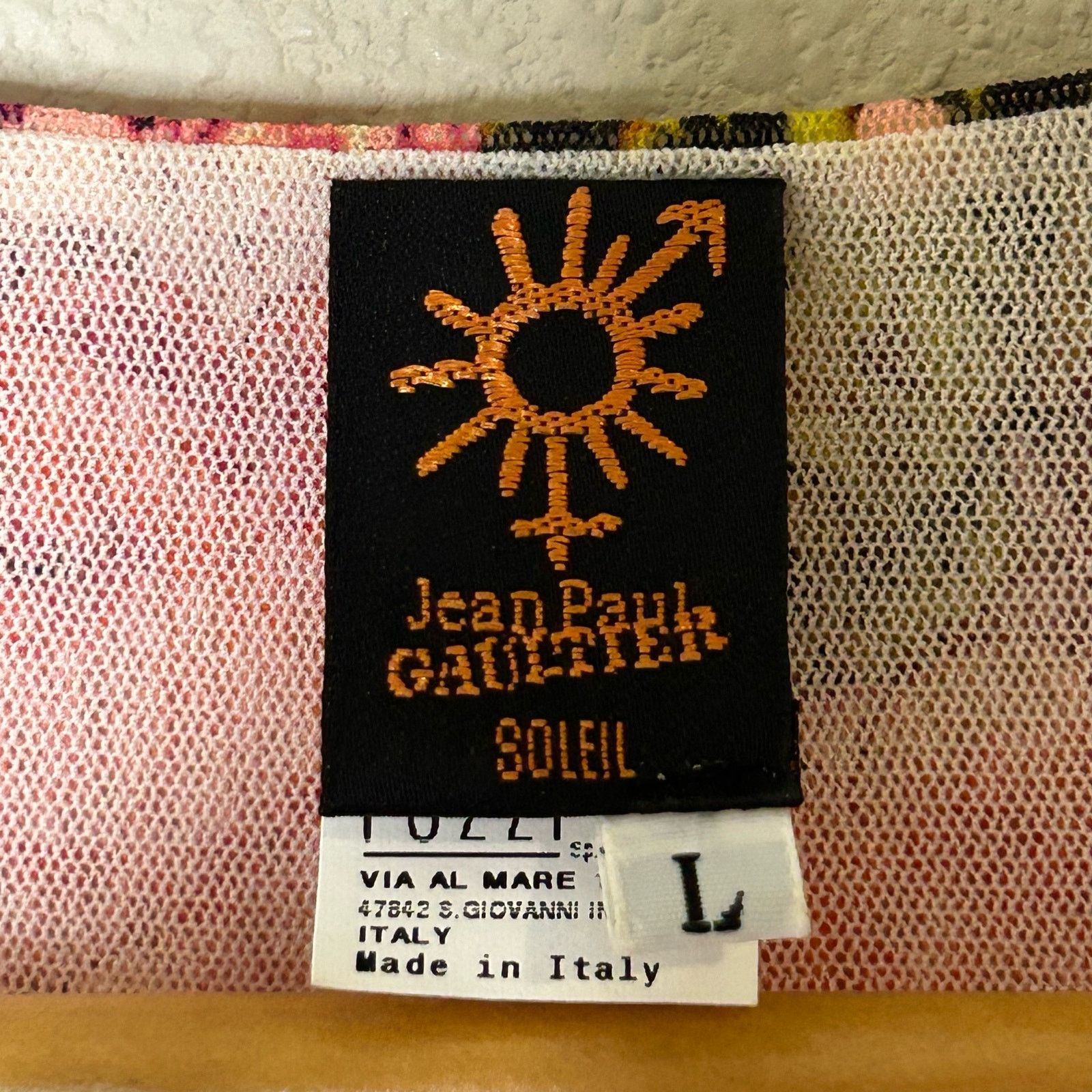 Jean Paul Gaultier Jean Paul Gaultier Top Tank Floral Mesh Art to Wear Size L Size L / US 10 / IT 46 - 4 Thumbnail