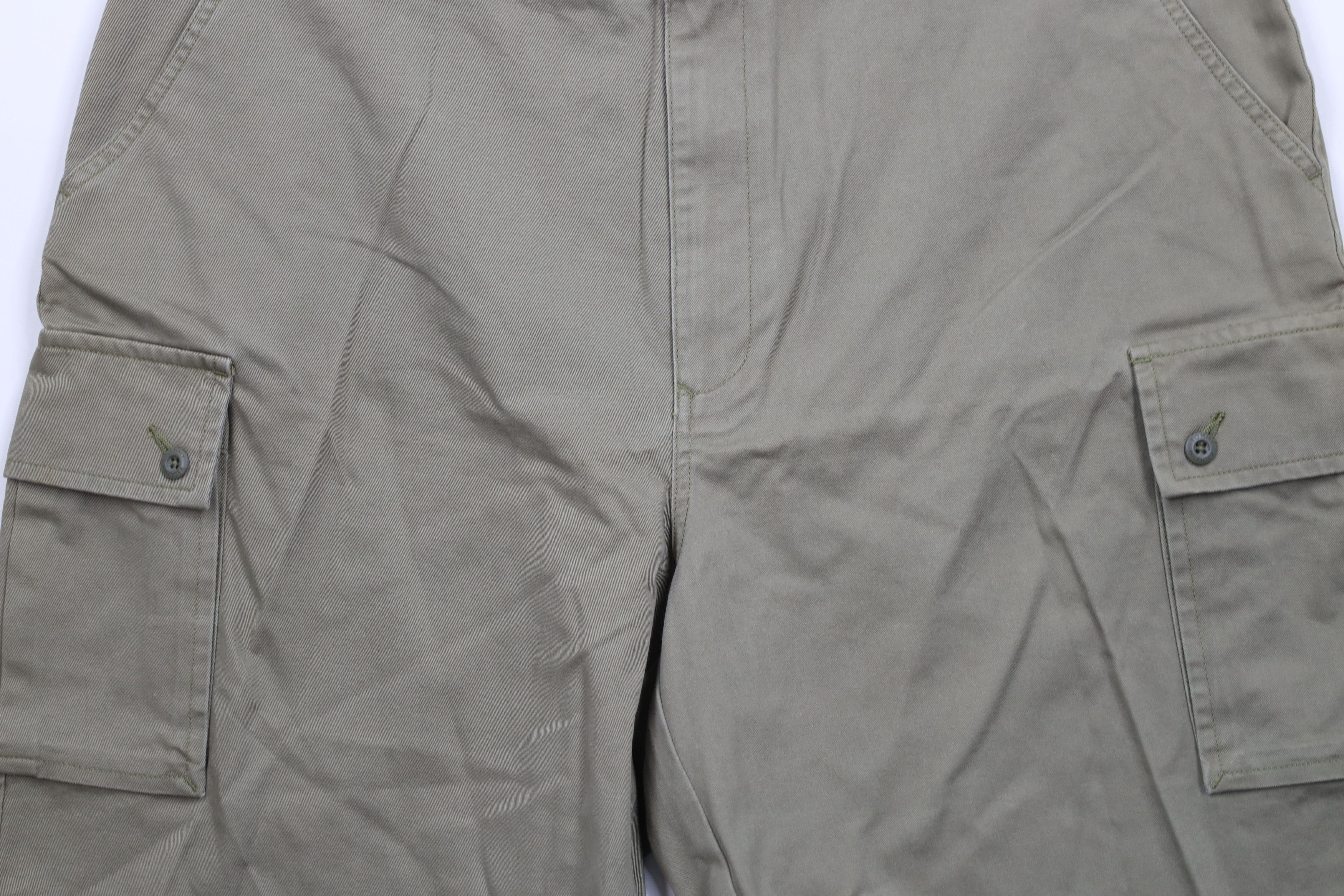 Tommy Hilfiger × Vintage Deadstock Vintage Y2K Tommy Hilfiger Fit Cargo Shorts Green Size US 42 / EU 58 - 3 Thumbnail