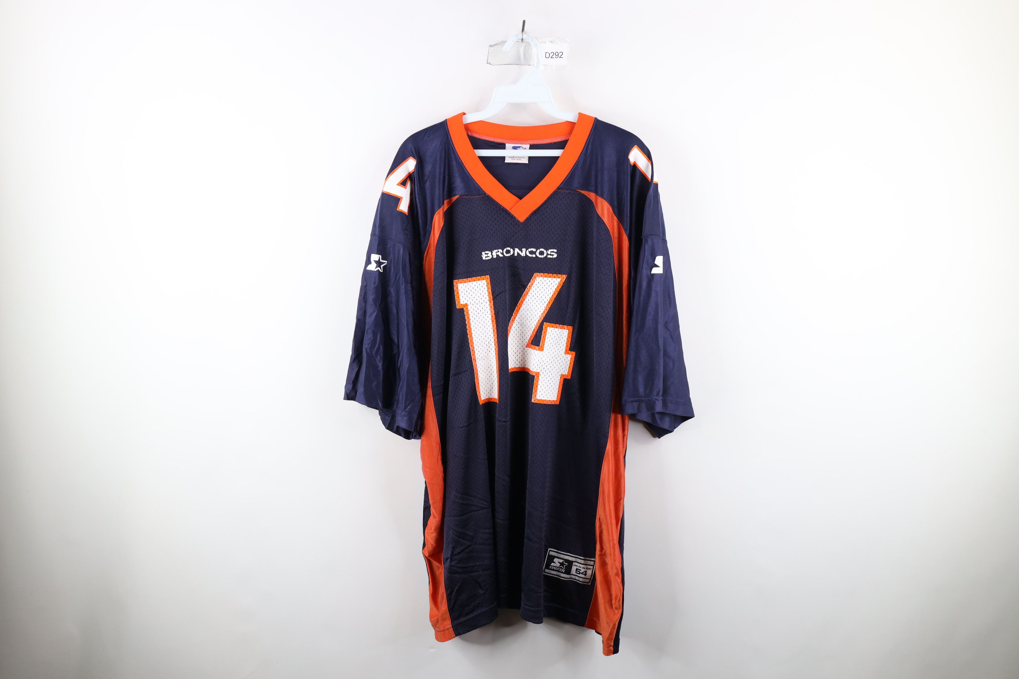 Starter Vintage 90s Starter Denver Broncos Football Jersey #14 Size US XXL / EU 58 / 5 - 1 Thumbnail
