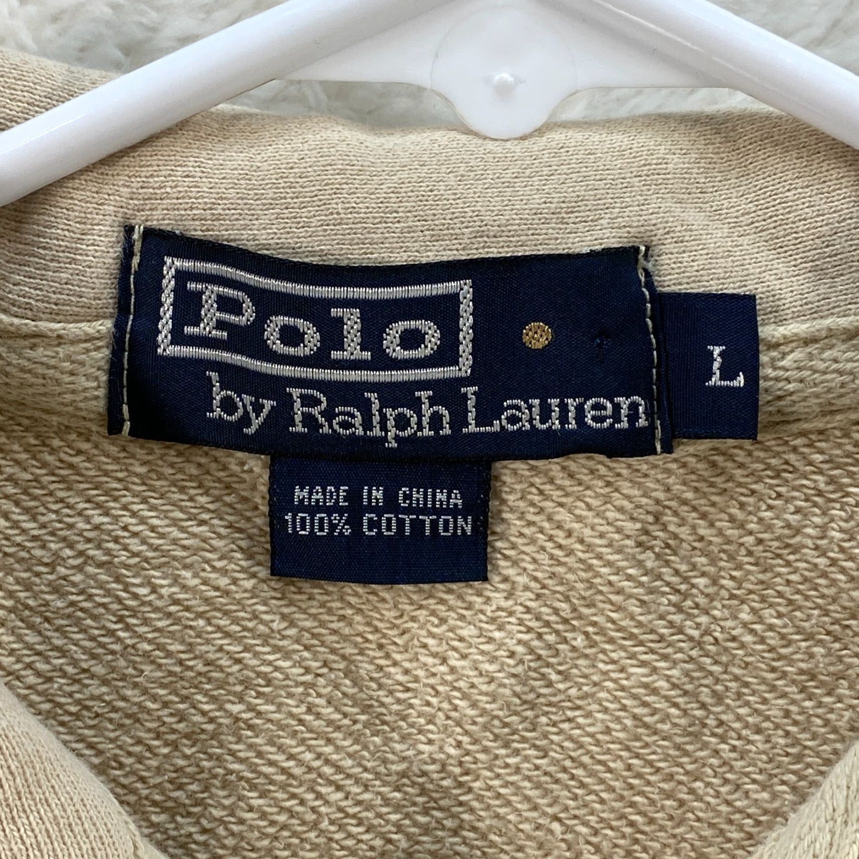 Polo Ralph Lauren VINTAGE Polo Ralph Lauren Sweatshirt 1/4 Zip "P" Logo Pockets Mens L Polos Pullover Shirt Size US L / EU 52-54 / 3 - 7 Thumbnail