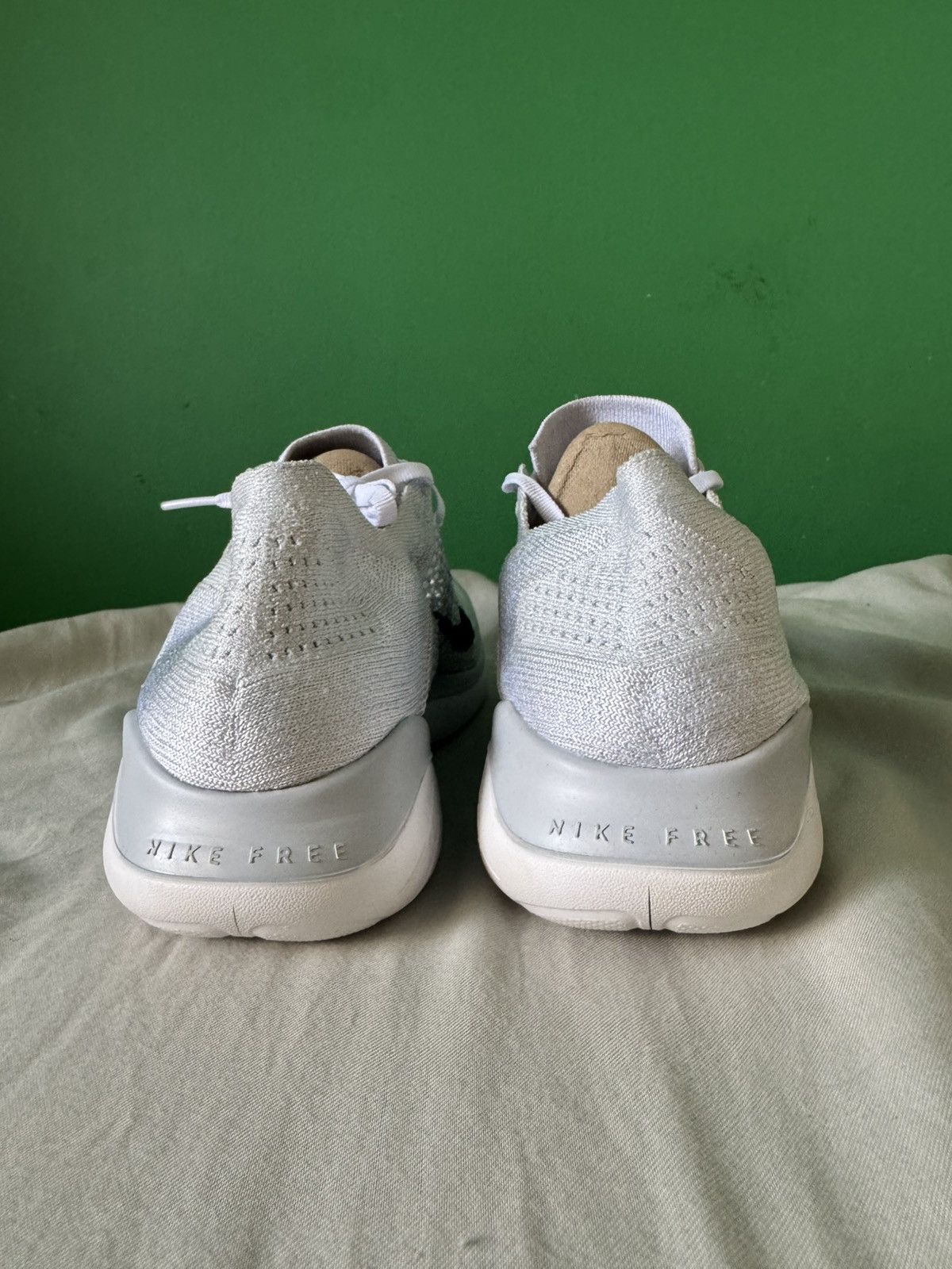 Nike Nike free rn flynit white pure platinum 2018 Size US 11.5 / IT 41.5 - 3 Thumbnail