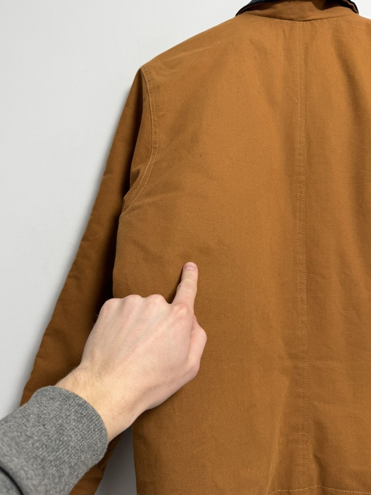 Carhartt CARHARTT Detroit Mens Reworked Canvas Vintage Camel Bomber Size US M / EU 48-50 / 2 - 16 Thumbnail