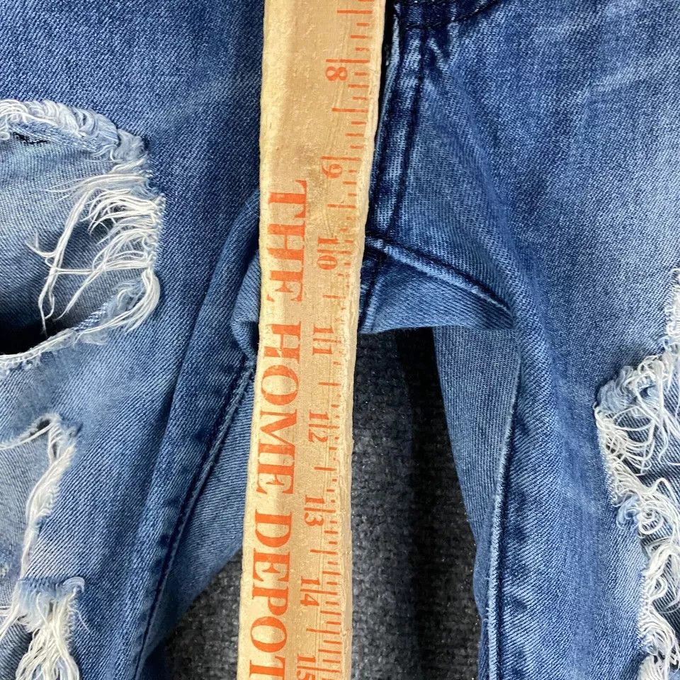 Other Machine Jeans Women's 31 Denim Ripped Ankle Light Wash Size 31" - 4 Thumbnail